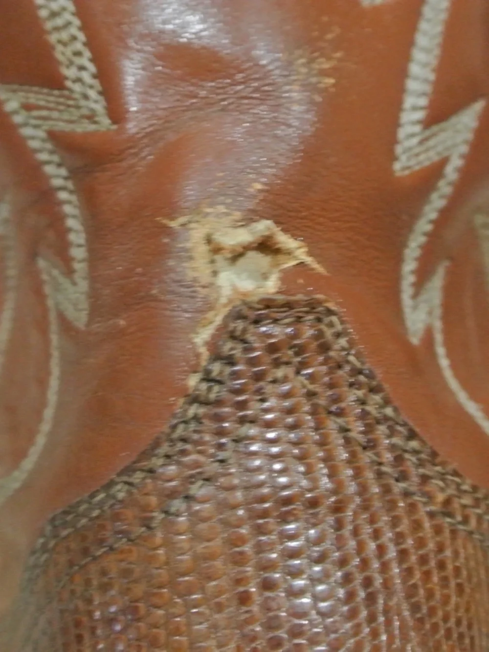 MENS TONY LAMA CROCODILE BROWN BOOTS